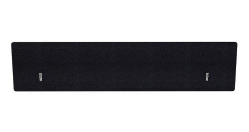 Impulse Plus Oblong 400/1800 Backdrop Screen Rounded Corners Black Fabric Light Grey Edges