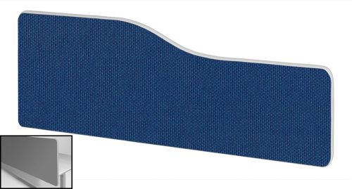 Impulse Plus Wave 300/1000 Backdrop Screen Rounded Corners Powder Blue Fabric Light Grey Edges