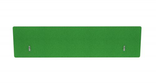 Impulse Plus Oblong 300/1600 Backdrop Screen Rounded Corners Palm Green Fabric Light Grey Edges