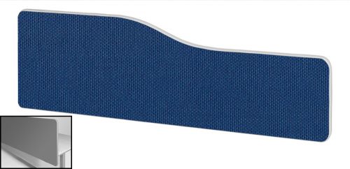 Impulse Plus Wave 300/1600 Backdrop Screen Rounded Corners Powder Blue Fabric Light Grey Edges