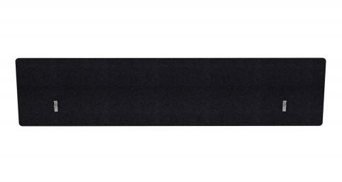 Impulse Plus Oblong 300/1800 Backdrop Screen Rounded Corners Black Fabric Light Grey Edges