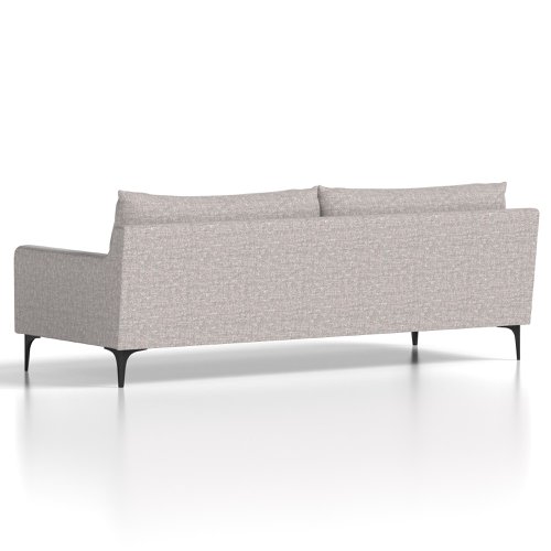 Emmy Cushioned 3 Seater Sofa Light Grey Dynamic