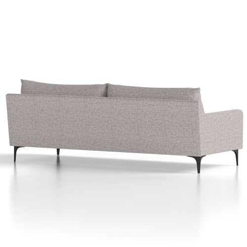 Emmy Cushioned 3 Seater Sofa Light Grey Dynamic