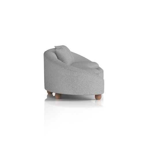 SF000004 Mimi 3 Seater Curved Sofa Boucle Fabric