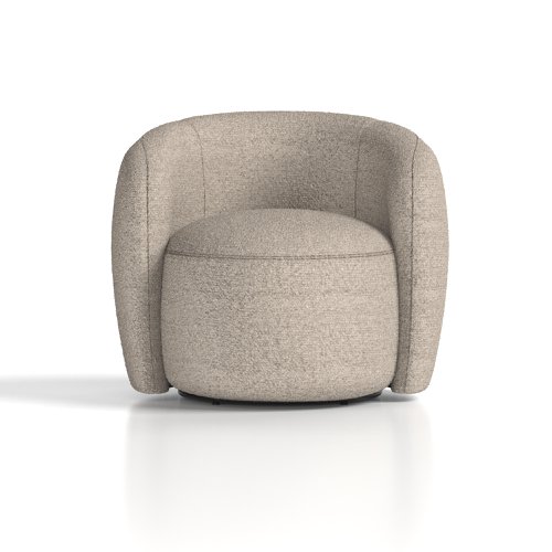 Phoebe Swivel Accent Chair Cream Boucle | SF000007 | Dynamic