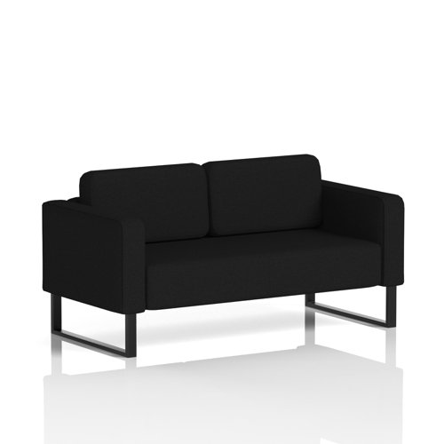 Brixworth Sofa 2 Seater With Black Legs In X2 Fabric - Diameter