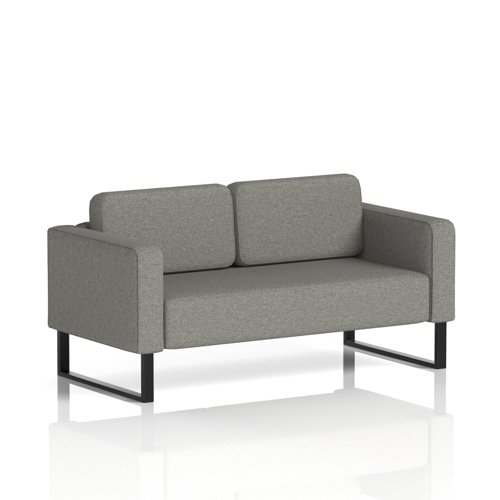 Brixworth Sofa 2 Seater With Black Legs In X2 Fabric - Number