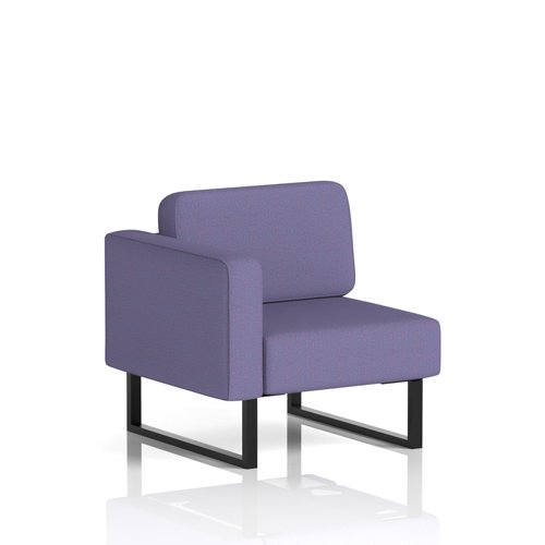 Brixworth Modular Seating Right Unit With Black Legs In Synergy Fabric - Order