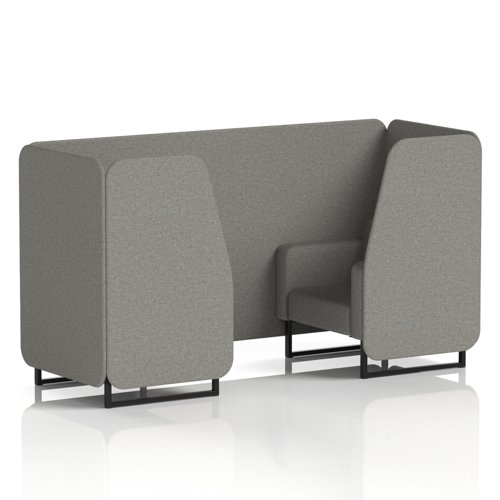 Brixworth 2 Seater Booth With Black Legs In X2 Fabric - Number Panels And Sofa