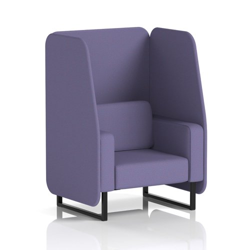 Brixworth 1 Seater Open Booth With Black Legs In Synergy Fabric - Order Panels And Sofa