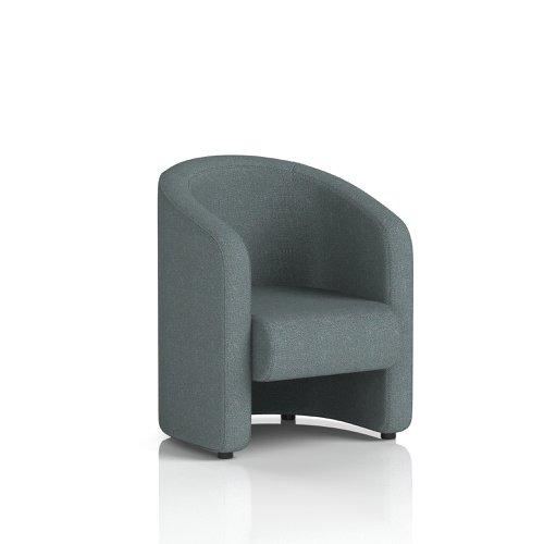Lamport Armchair With Black feet In Main Line Flax Fabric - Westminster