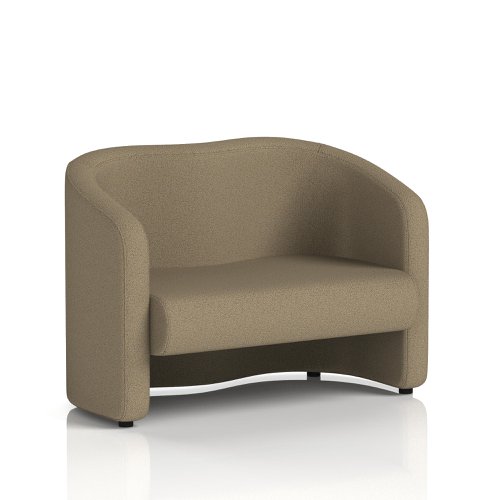 Lamport Sofa 2 Seater With Black Feet In Main Line Flax Fabric - Bank