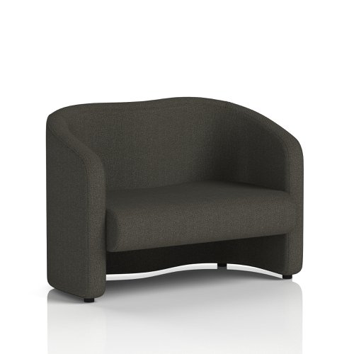 Lamport Sofa 2 Seater With Black Feet In Main Line Flax Fabric - Temple | SF002363 | Dynamic