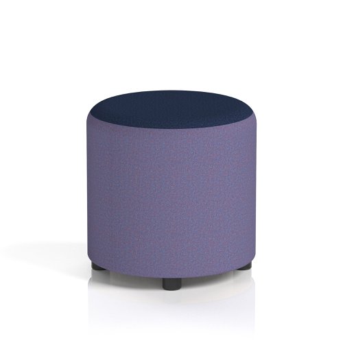 Harlestone Small Round Stool In Synergy Fabric - Order Body Alike Top