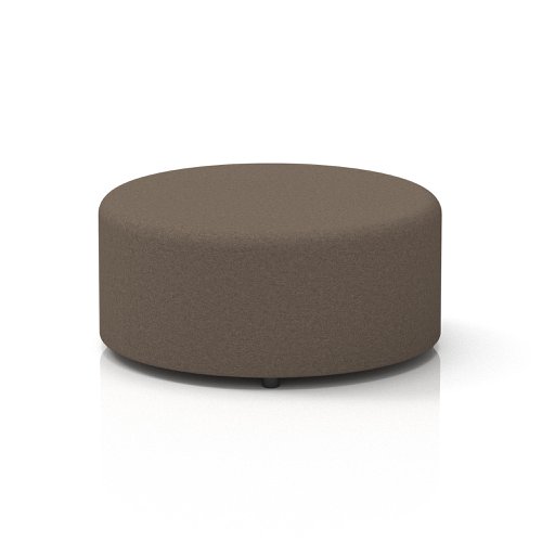 Harlestone Large Round Stool In X2 Fabric - Theory Body And Top