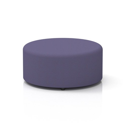 Harlestone Large Round Stool In Synergy Fabric - Order Body And Top