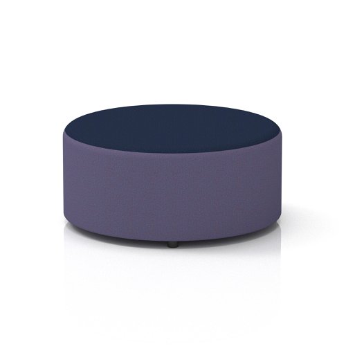 Harlestone Large Round Stool In Synergy Fabric Order Body Alike Top