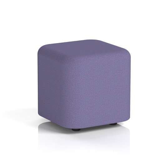 Harlestone Small Square Stool In Synergy Fabric - Order Body And Top