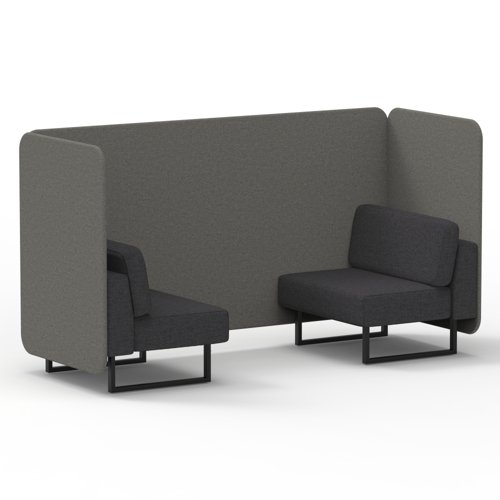 Brixworth 2 Seater Bench Booth With Black Legs In X2 Fabric Number Panels And Arithmetic Sofa Brixworth 2 Seater Bench Booth With Black Legs In X2 Fabric Number Panels And Arithmetic Sofa