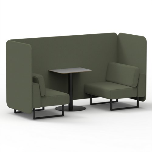 Brixworth 2 Seater Bench Booth With Black Legs And Grey Table With Black Leg In Main Line Flax Fabric Monument Panels And Sofa Brixworth 2 Seater Bench Booth With Black Legs And Grey Table With Black Leg In Main Line Flax Fabric Monument Panels And Sofa