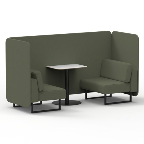 Brixworth 2 Seater Bench Booth With Black Legs And White Table With Black Leg In Main Line Flax Fabric Monument Panels And Sofa Brixworth 2 Seater Bench Booth With Black Legs And White Table With Black Leg In Main Line Flax Fabric Monument Panels And Sofa