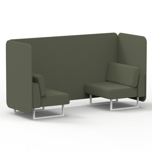 Brixworth 2 Seater Bench Booth With White Legs In Main Line Flax Fabric Monument Panels And Sofa Brixworth 2 Seater Bench Booth With White Legs In Main Line Flax Fabric Monument Panels And Sofa