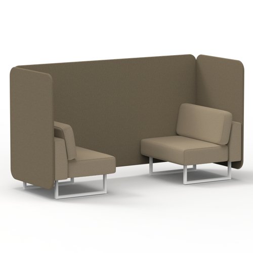 Brixworth 2 Seater Bench Booth With White Legs In Main Line Flax Fabric Bank Panels And Upminster Sofa Brixworth 2 Seater Bench Booth With White Legs In Main Line Flax Fabric Bank Panels And Upminster Sofa