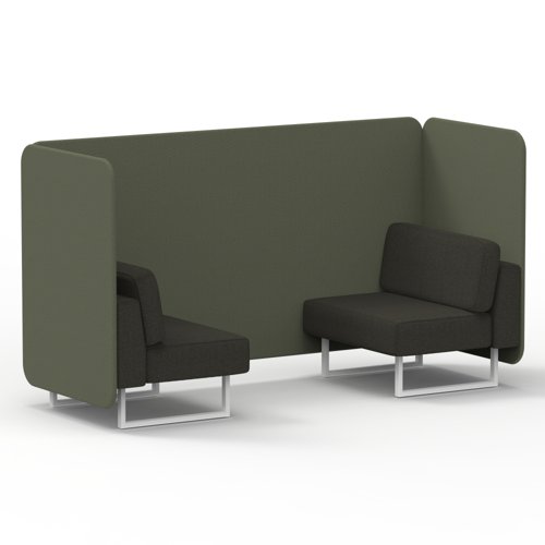 Brixworth 2 Seater Bench Booth With White Legs In Main Line Flax Fabric Monument Panels And Temple Sofa Brixworth 2 Seater Bench Booth With White Legs In Main Line Flax Fabric Monument Panels And Temple Sofa