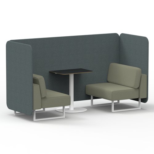 Brixworth 2 Seater Bench Booth With White Legs And Black Table With White Leg In Main Line Flax Fabric Westminster Panels And Newbury Sofa Brixworth 2 Seater Bench Booth With White Legs And Black Table With White Leg In Main Line Flax Fabric Westminster Panels And Newbury Sofa