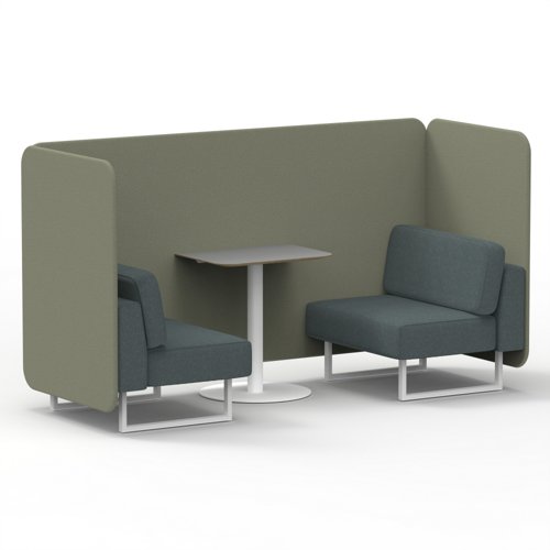 Brixworth 2 Seater Bench Booth With White Legs And Grey Table With White Leg In Main Line Flax Fabric Newbury Panels And Westminster Sofa Brixworth 2 Seater Bench Booth With White Legs And Grey Table With White Leg In Main Line Flax Fabric Newbury Panels And Westminster Sofa