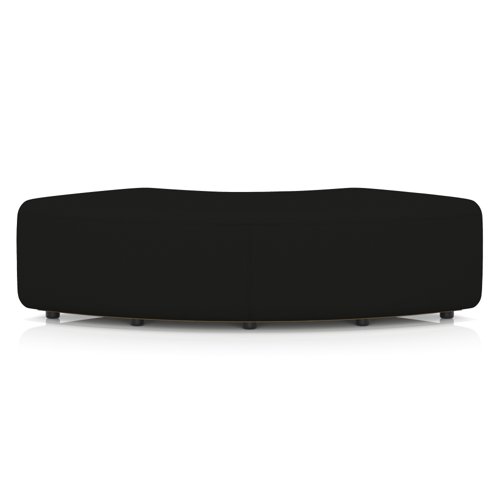 Mawsley Modular Seating 90 Degree Backless Curved Unit in Era - Forward