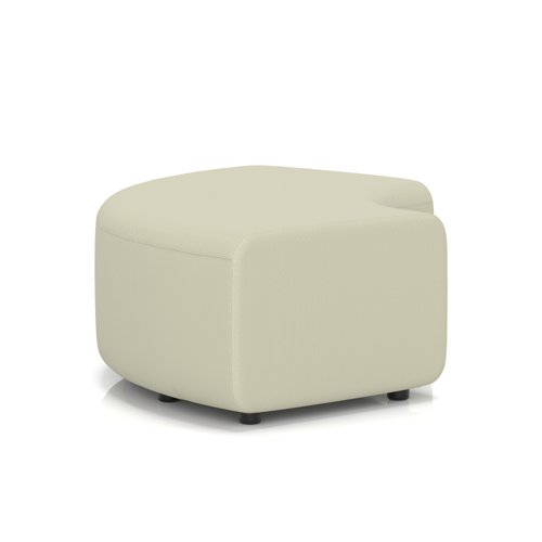 Mawsley Modular Seating 90 Degree Backless Curved Unit in Era - Futurist
