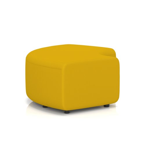 Mawsley Modular Seating 90 Degree Backless Curved Unit in Era - Occasion