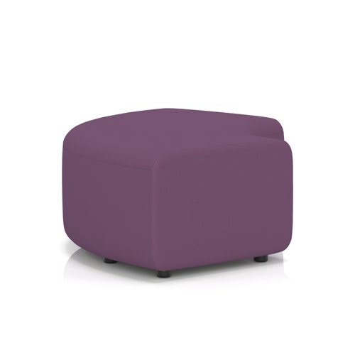 Mawsley Modular Seating 90 Degree Backless Curved Unit in Era - Prime