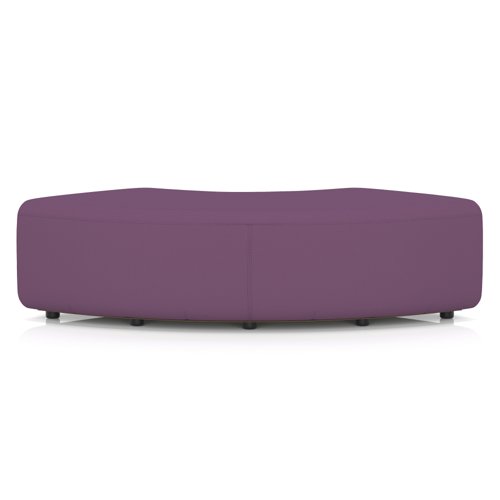 Mawsley Modular Seating 90 Degree Backless Curved Unit in Era - Prime