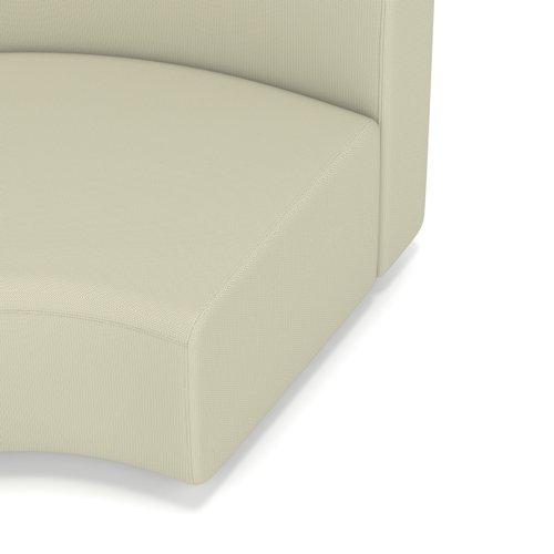 Mawsley Modular Seating 90 Degree Inner Curve Low Back Unit in Era - Futurist
