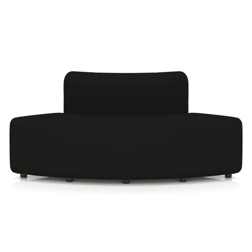 Mawsley Modular Seating 90 Degree Outer Curve Low Back Unit in Era - Forward