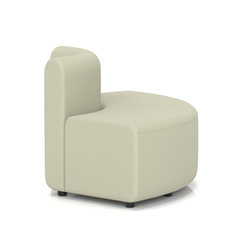 Mawsley Modular Seating 90 Degree Outer Curve Low Back Unit in Era - Futurist