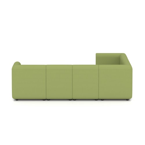 Mawsley Modular Seating Set L-Shaped Corner Sofa 7 Seater With Arms in Era - Endurance