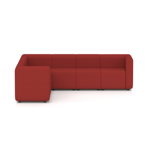 Mawsley Modular Seating Set L-Shaped Corner Sofa 7 Seater With Arms in Era - Extent