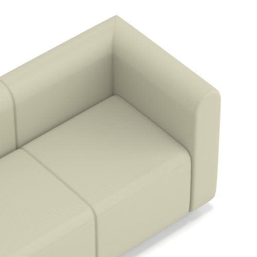 Mawsley Modular Seating Set L-Shaped Corner Sofa 7 Seater With Arms in Era - Futurist