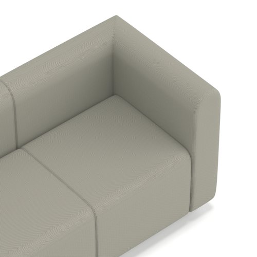 Mawsley Modular Seating Set L-Shaped Corner Sofa 7 Seater With Arms in Era - Generation