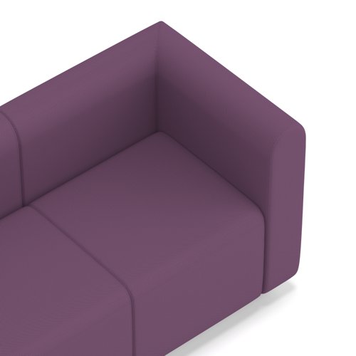 Mawsley Modular Seating Set L-Shaped Corner Sofa 7 Seater With Arms in Era - Prime
