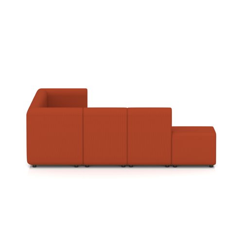 Mawsley Modular Seating Set L-Shaped Corner Sofa 7 Seater With Left Arms in Era - Experience