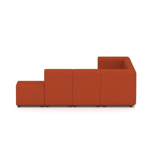 Mawsley Modular Seating Set L-Shaped Corner Sofa 7 Seater With Right Arms in Era - Experience