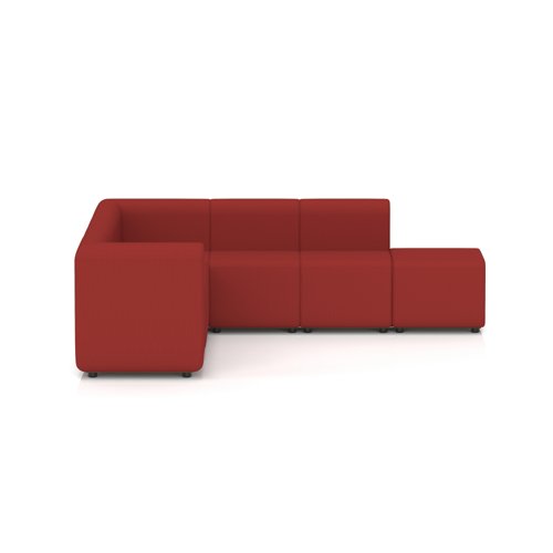 Mawsley Modular Seating Set L-Shaped Corner Sofa 7 Seater With Right Arms in Era - Extent