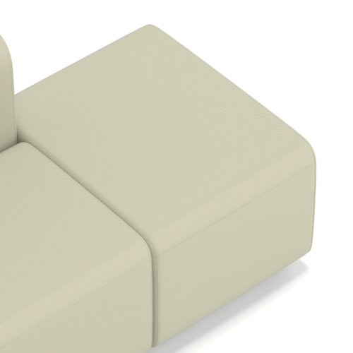 Mawsley Modular Seating Set L-Shaped Corner Sofa 7 Seater With Right Arms in Era - Futurist