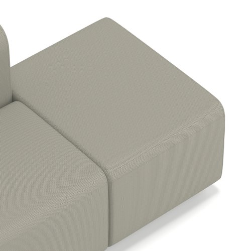 Mawsley Modular Seating Set L-Shaped Corner Sofa 7 Seater With Right Arms in Era - Generation