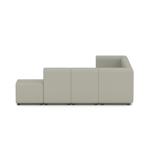 Mawsley Modular Seating Set L-Shaped Corner Sofa 7 Seater With Right Arms in Era - Generation