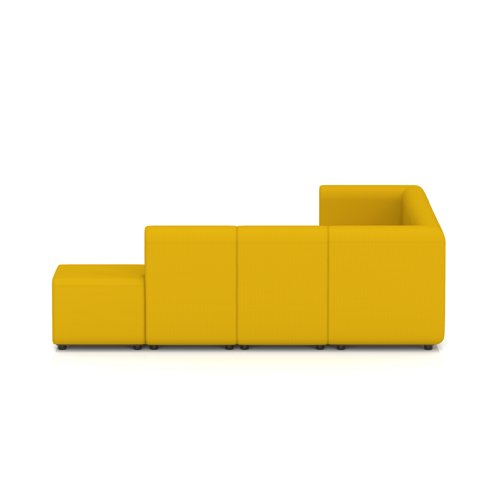 Mawsley Modular Seating Set L-Shaped Corner Sofa 7 Seater With Right Arms in Era - Occasion